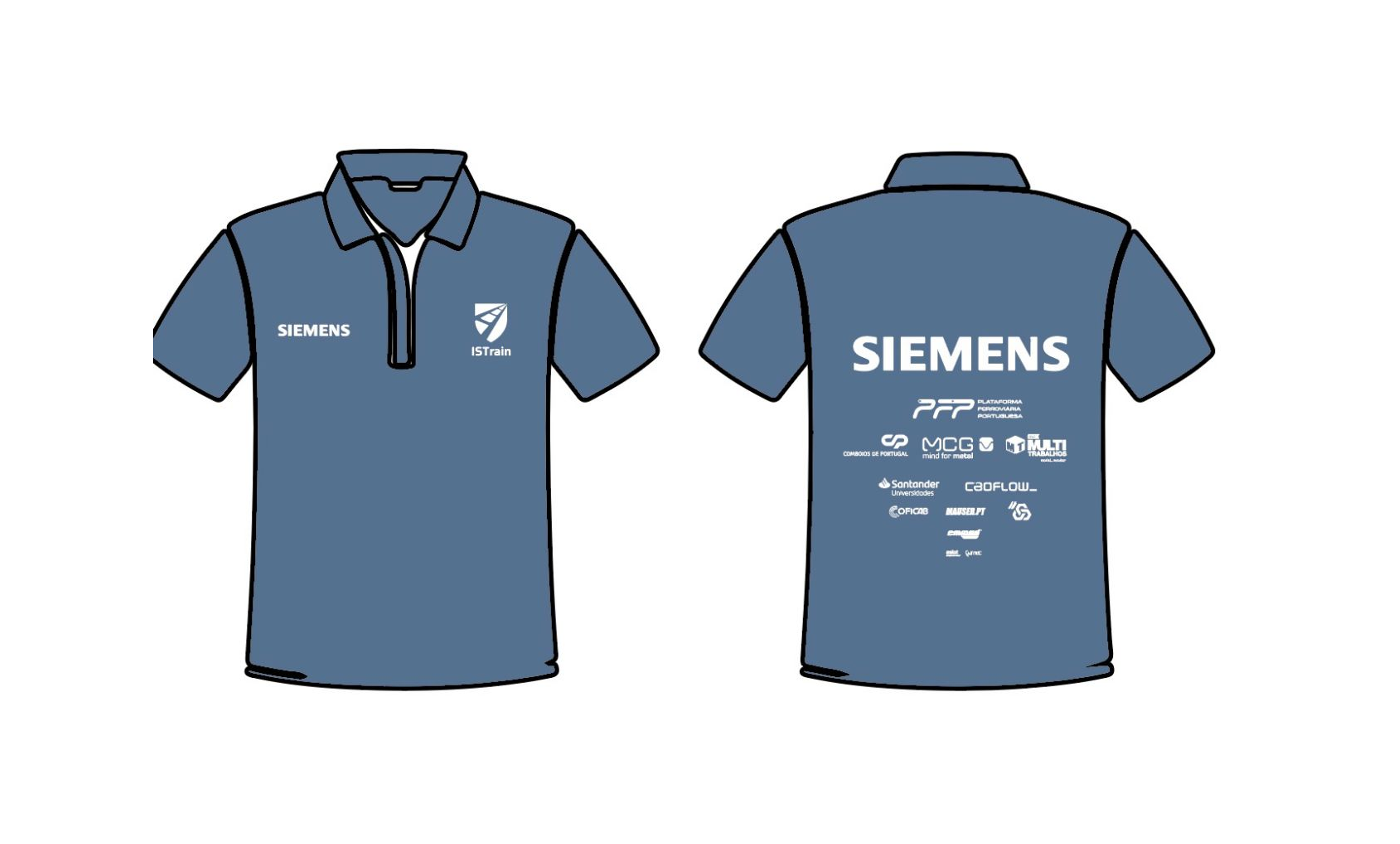 ISTrain Blue Polo